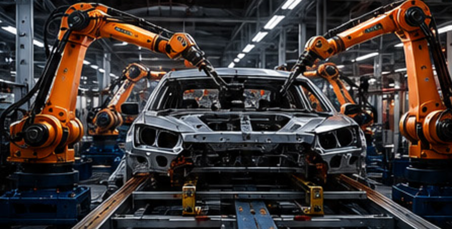 Otomotiv üretim hattı